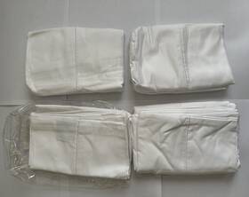 1691379 Hotel Signature Sheet Queen Pillow Case Set 800 Tc White 100% Cotton-quantity 4