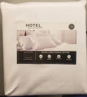 Hotel Signature 840708183656 800 Thread Count 6-piece Sheet Set In White - Full Hotel Signature 840708183656 800 Thread Count 6-piece Sheet Set In White - Full
