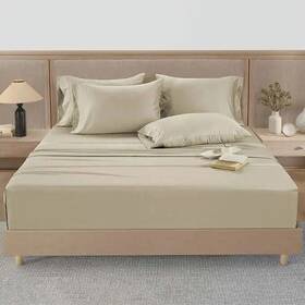 Hotel Signature 840708183717 800 Thread Count Cotton 6-piece Sheet Set Queen Beige New