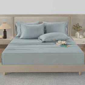 Hotel Signature 840708183762 800 Thread Count Cotton 6-piece Sheet Set Blue Cal King