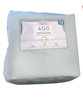 Hotel Signature 903062095071 400 Tc Supima Cotton 6-piece Queen Sheet Set Misty Blue New Hotel Signature 903062095071 400 Tc Supima Cotton 6-piece Queen Sheet Set Misty Blue New