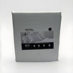 Hotel Signature Sateen 840708183731 800 Tc Ex Long Staple Cotton Ca King Set 6 Piece White