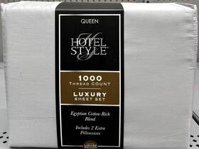 Hotel Style 887719234304 1000 Thread Count Egyptian Cotton-rich Luxury Sheet Set Queen Grey