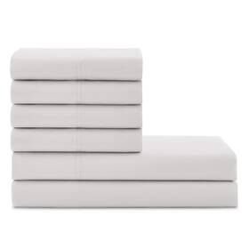 Hotel Style 887719282404 6-piece Bed Sheet Set 1000 Thread Count Platinum Silver Queen Hotel Style 887719282404 6-piece Bed Sheet Set 1000 Thread Count Platinum Silver Queen