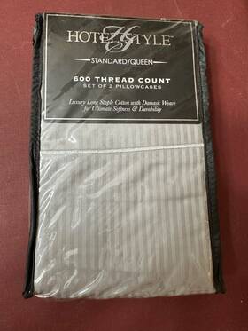 Hotel Style 903062016892 Pima Cotton Pillowcases Standard/queen Set Of 2