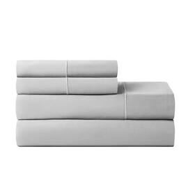 Hs5401325722-17 Hotel Style 4-piece 600 Thread Count Grey Egyptian Cotton Bed