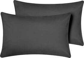 Hriksh Travel 12x18 Envelope Pillow Case 12 Inch X18 2 Pc Dark Grey