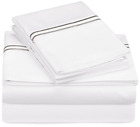 Hs-ss-gry-qn Pinzon By Amazon Egyptian Cotton Sateen Hotel Stitch 841710123562