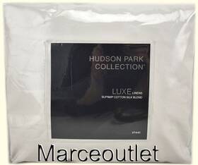 Hudson Park 732998748564 Classic Linens Egyptian Cotton Percale Twin Fitted Sheet Silver Hudson Park 732998748564 Classic Linens Egyptian Cotton Percale Twin Fitted Sheet Silver
