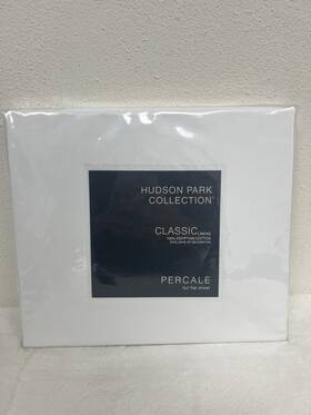Hudson Park 732998748717 Classic Linens Egyptian Cotton Percale Full Flat Sheet White New Hudson Park 732998748717 Classic Linens Egyptian Cotton Percale Full Flat Sheet White New