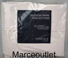 Hudson Park 732998748885 Classic Linens Egyptian Cotton Percale King Flat Sheet Blush