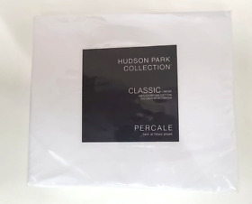 4ep49whtwxl Hudson Park Collection Classic Percale Twin Xl Fitted Sheet