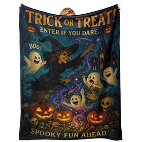 Hugzfluff 822316870401 Halloween Blanket 60 Inch X50 Soft Flannel Throw Witch Hugzfluff 822316870401 Halloween Blanket 60 Inch X50 Soft Flannel Throw Witch
