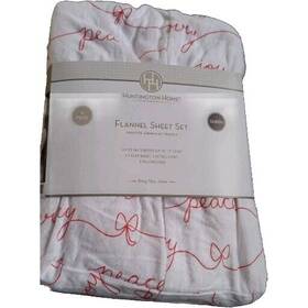 Huntington Home 061463091901 4 Piece Queen Size Christmas Cotton Flannel Sheet Set Huntington Home 061463091901 4 Piece Queen Size Christmas Cotton Flannel Sheet Set