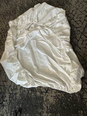 Amfba20-0163 Hyde Lane Luxury 1000 Thread Count 100% White Cotton Fitted Sheet - Think And Soft