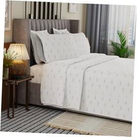 Icil 726084259782 Hotel Percale Cotton Rich Sheets Size Bed Sheet Wrinkle King Dotted Tear Drop