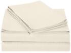 Icil200kgc Amazonbasics Lightweight Thread Count Sheet Set King Cream 841710105599