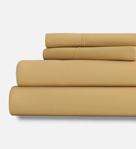Ienjoy Home 813538020682 Gold Premium Ultra Soft 4-piece Bed Sheet Set Size Twin