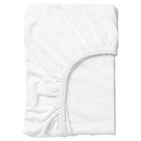 501.286.14 Ikea Len Fitted Sheet White 28x63 Inch 501.286.14 Ikea Len Fitted Sheet White 28x63 Inch