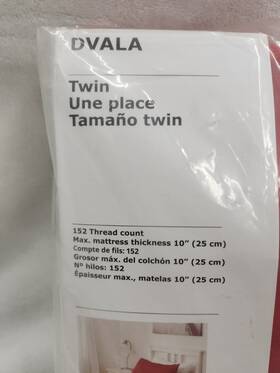 602.896.49 Ikea Dvala Orange Twin Sheet Set Flat Sheet/fitted Sheet/pillowcase New In Bag