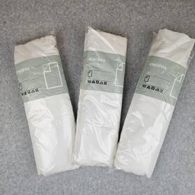 801.427.41 Ikea Knoppa Flat Twin Sheet White 2009 66 Inch X98 - Lot Of 3 New/open Pkg 801.427.41 Ikea Knoppa Flat Twin Sheet White 2009 66 Inch X98 - Lot Of 3 New/open Pkg