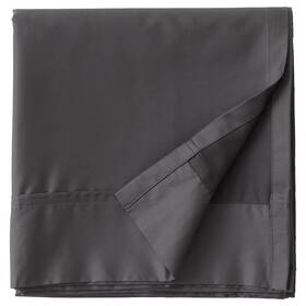805.595.98 Ikea Spristands Twin Size Flat Sheet Gray 310 Thread Count New