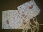 Ikea Alvine Kvist Pillowcases Shams French Country Red White Floral