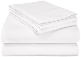 Impressions 190052267695 Superior Flannel-sh Sheet Set Full White