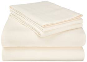 Impressions 855031070061 Superior Flannel-sh Sheet Set Queen Ivory