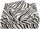 Impressions Zebra King Bed Sheets Set 4 Piece Comfort White Black Colors Sheet Animal Print 855031087182 Impressions Zebra King Bed Sheets Set 4 Piece Comfort White Black Colors Sheet Animal Print 855031087182