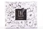 Inc New International Concepts Wild Bloom Black White Modal King Sheet Set 766370309326