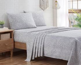 Indigo Ink 735732115561 Queen Size Sheet Set 4-piece Boho Floral Damask Patterned Bedding Soft And Indigo Ink 735732115561 Queen Size Sheet Set 4-piece Boho Floral Damask Patterned Bedding Soft And