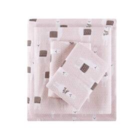 Intelligent Design 086569048998 Cozy Soft 100% Cotton Flannel Print Animals Stars Cute Warm Ultra Cold