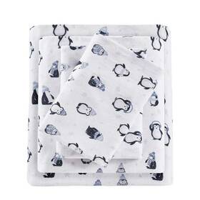 Intelligent Design 086569225559 Cozy Soft 100% Cotton Flannel Print Animals Stars Cute Warm Ultra Cold
