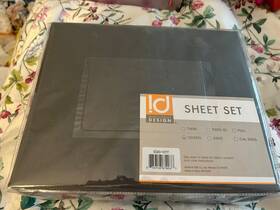 Intelligent Design 675716600808 Queen Dark Olive Green Microfiber Bed Sheet Set