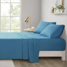 Intelligent Design 675716879068 Microfiber Bed Sheet Set Resistant Soft Sheets With 12 Inch Pocket Modern All