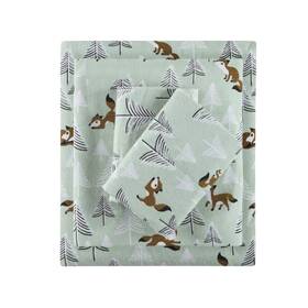 Id20-1548 Intelligent Design Cozy Soft 100% Cotton Flannel Print Animals Stars Cute Warm Ultra Cold Id20-1548 Intelligent Design Cozy Soft 100% Cotton Flannel Print Animals Stars Cute Warm Ultra Cold