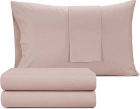 Izod 904424208580 100% Egyptian Cotton Sheets Set Queen Size Percale Crisp Sheet S