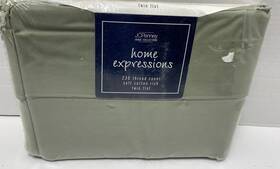 J. C. Penney 028828046918 Jcp Home Expressions Twin Flat Sheet Olive Made In Usa Cottonblend New J. C. Penney 028828046918 Jcp Home Expressions Twin Flat Sheet Olive Made In Usa Cottonblend New