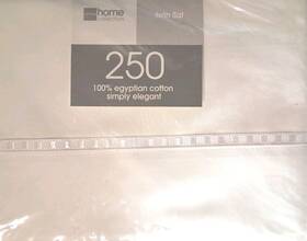 J. C. Penney 028828049629 Vintage Jc Home Collection 100% Egyptian Cotton Flat Twin Bed Sheet Nib J. C. Penney 028828049629 Vintage Jc Home Collection 100% Egyptian Cotton Flat Twin Bed Sheet Nib