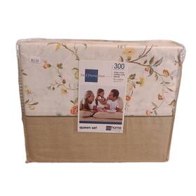 J. C. Penney 028828597885 Nip Jcpenney Home Collection Queen Sheet Set Floral 300 Tc Easy Care Deep Pocket