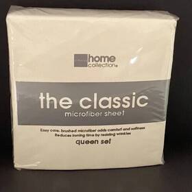 723-3148 J. C. Penney Jc Home - Queen Microfiber Sheet Set 1 Flat Fitted 2 Pillow Cases 723-3148 J. C. Penney Jc Home - Queen Microfiber Sheet Set 1 Flat Fitted 2 Pillow Cases