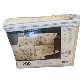 809-81 J. C. Penney Vintage Nos Jc Full Size Sheet Set Tuscan Floral 90s 200 Tc Cottage Core