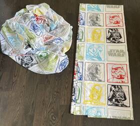 Jay Franco 032281272463 New Without Tag Star Wars Full Size Sheets - Fitted And Top Sheet