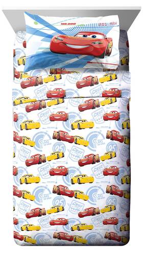 Jay Franco 032281288297 High Tech Twin 3 Piece Sheet Set Cars Red Jay Franco 032281288297 High Tech Twin 3 Piece Sheet Set Cars Red