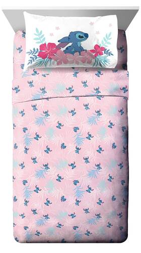 Jay Franco 032281407629 Disney Lilo And Stitch Paradise Dream Twin Sheet Set - 3 Piece S