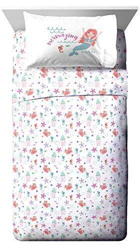 Jay Franco 032281413545 Trend Collector Mermaizing Twin Sheet Set - 3 Piece Super Soft And Cozy K Jay Franco 032281413545 Trend Collector Mermaizing Twin Sheet Set - 3 Piece Super Soft And Cozy K