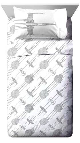 Jay Franco 032281422349 Star Wars Falcon Schematics Full Size Sheet Set - 4 Piece Super Soft And Jay Franco 032281422349 Star Wars Falcon Schematics Full Size Sheet Set - 4 Piece Super Soft And