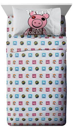 Jay Franco 032281423247 Piggy Join Us Twin Size Sheet Set - 3 Piece Super Soft And Cozy Kid S Bed Jay Franco 032281423247 Piggy Join Us Twin Size Sheet Set - 3 Piece Super Soft And Cozy Kid S Bed