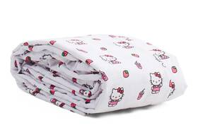 Jay Franco & Sons Inc. 032281111939 Hello Kitty Cotton Sheet Set Strawberry Milk Queen